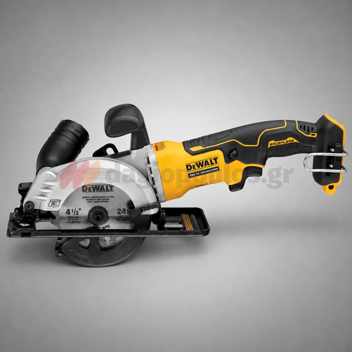 DeWalt DCS571N-XJ Brushless Δισκοπρίονο Μπαταρίας 18V Li-Ion 115mm SOLO
