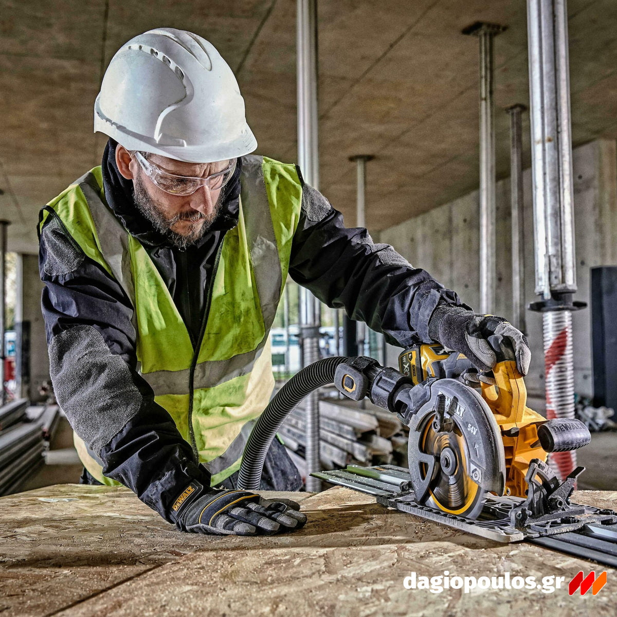 DeWalt DCS579X2-QW Brushless Δισκοπρίονο Χειρός Μπαταρίας 54V XR FLEXVOLT Με 2 Μπατ.9.0Ah - Βαλίτσα T-Stak