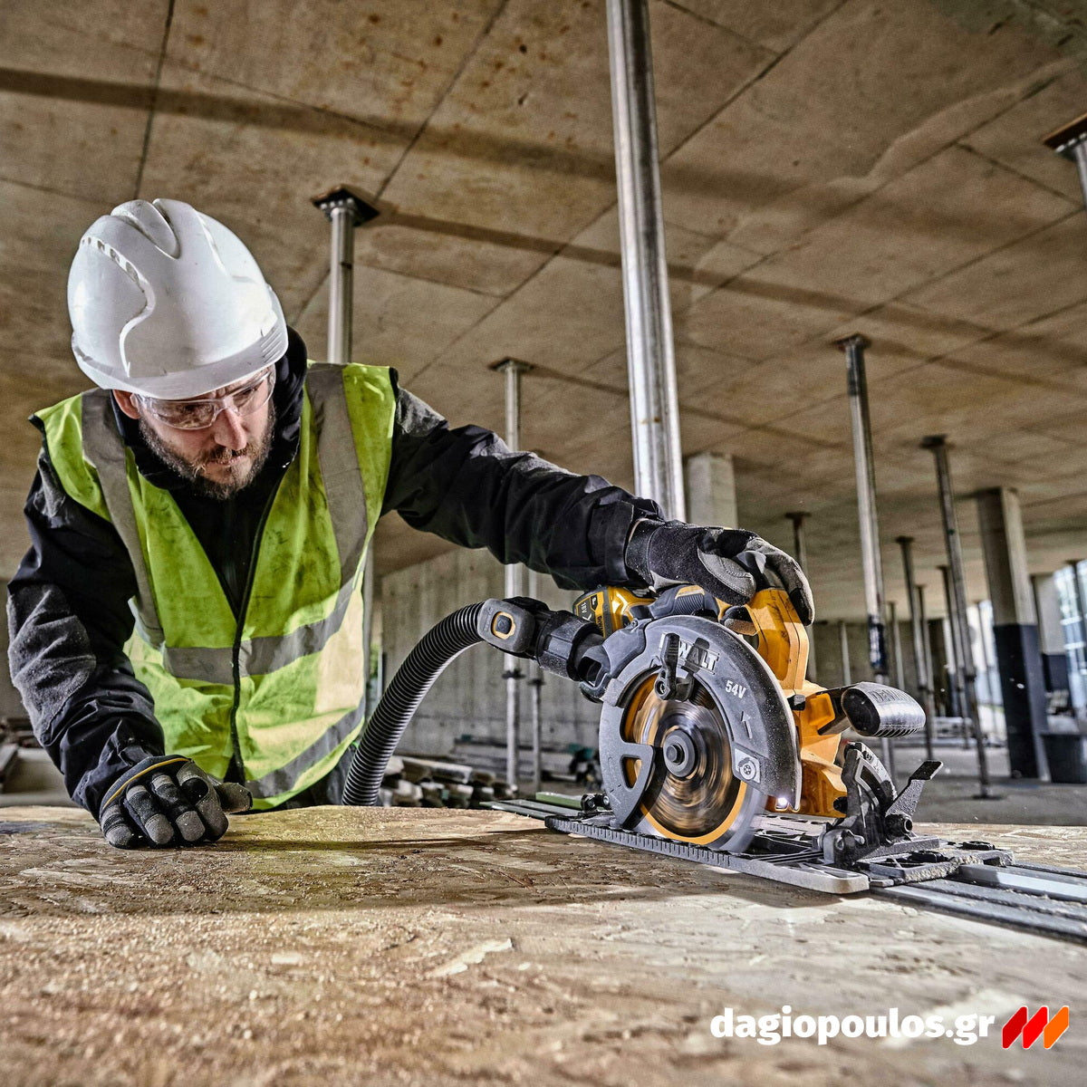 DeWalt DCS579X2-QW Brushless Δισκοπρίονο Χειρός Μπαταρίας 54V XR FLEXVOLT Με 2 Μπατ.9.0Ah - Βαλίτσα T-Stak