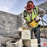 DeWalt DCS691X2-QW Κόφτης Δομικών Υλικών Μπαταρίας 54V Li-Ion 230mm Με 2 Μπατ.9Ah XR FLEXVOLT - Φορτιστή