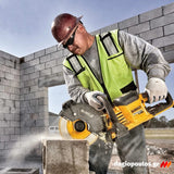 DeWalt DCS691X2-QW Κόφτης Δομικών Υλικών Μπαταρίας 54V Li-Ion 230mm Με 2 Μπατ.9Ah XR FLEXVOLT - Φορτιστή