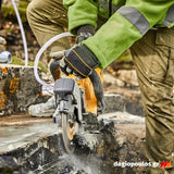 DeWalt DCS691X2-QW Κόφτης Δομικών Υλικών Μπαταρίας 54V Li-Ion 230mm Με 2 Μπατ.9Ah XR FLEXVOLT - Φορτιστή