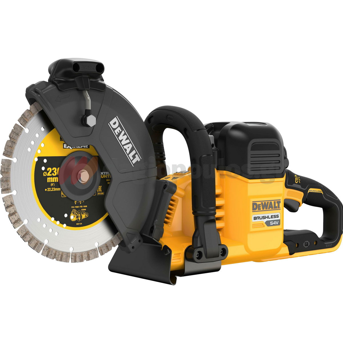 DeWalt DCS691X2-QW Κόφτης Δομικών Υλικών Μπαταρίας 54V Li-Ion 230mm Με 2 Μπατ.9Ah XR FLEXVOLT - Φορτιστή