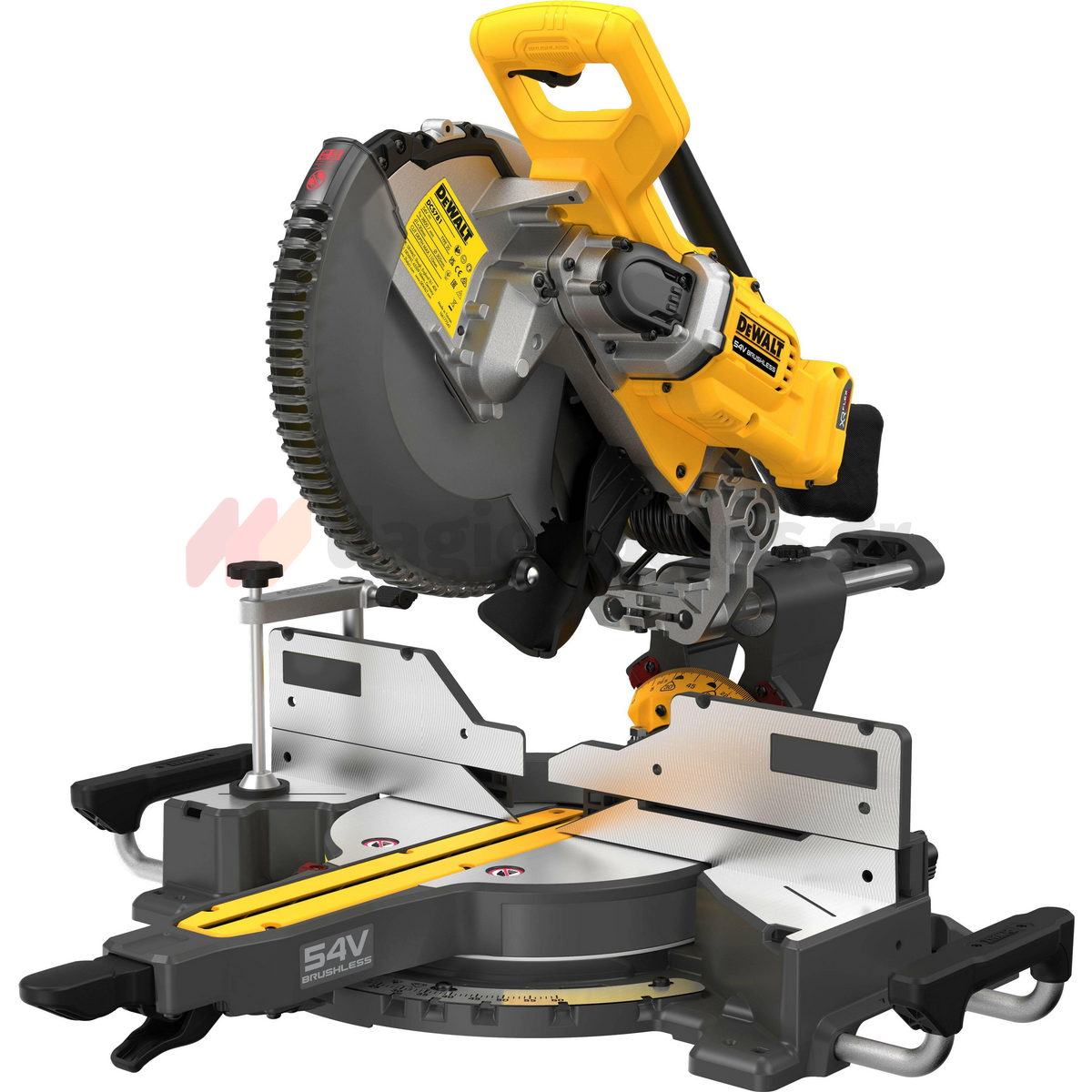 DeWalt DCS781N-XJ Brushless Φαλτσοπρίονο Πάγκου Συρόμενο (Radial) Μπαταρίας 54V XR FLEXVOLT 305mm SOLO