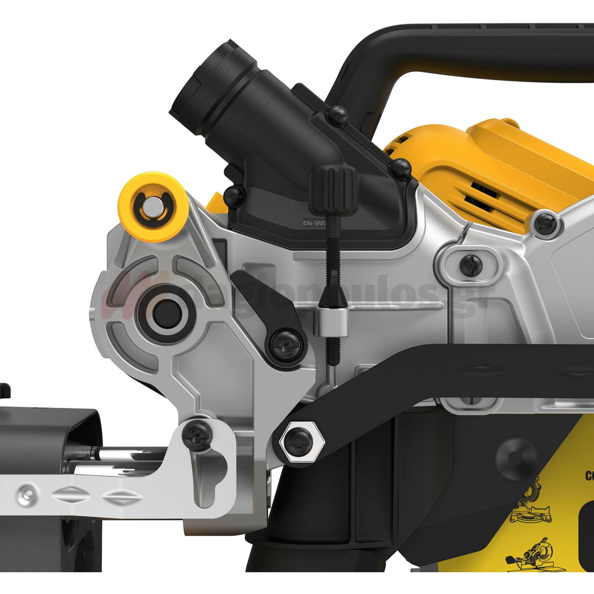 DeWalt DCS781N-XJ Brushless Φαλτσοπρίονο Πάγκου Συρόμενο (Radial) Μπαταρίας 54V XR FLEXVOLT 305mm SOLO