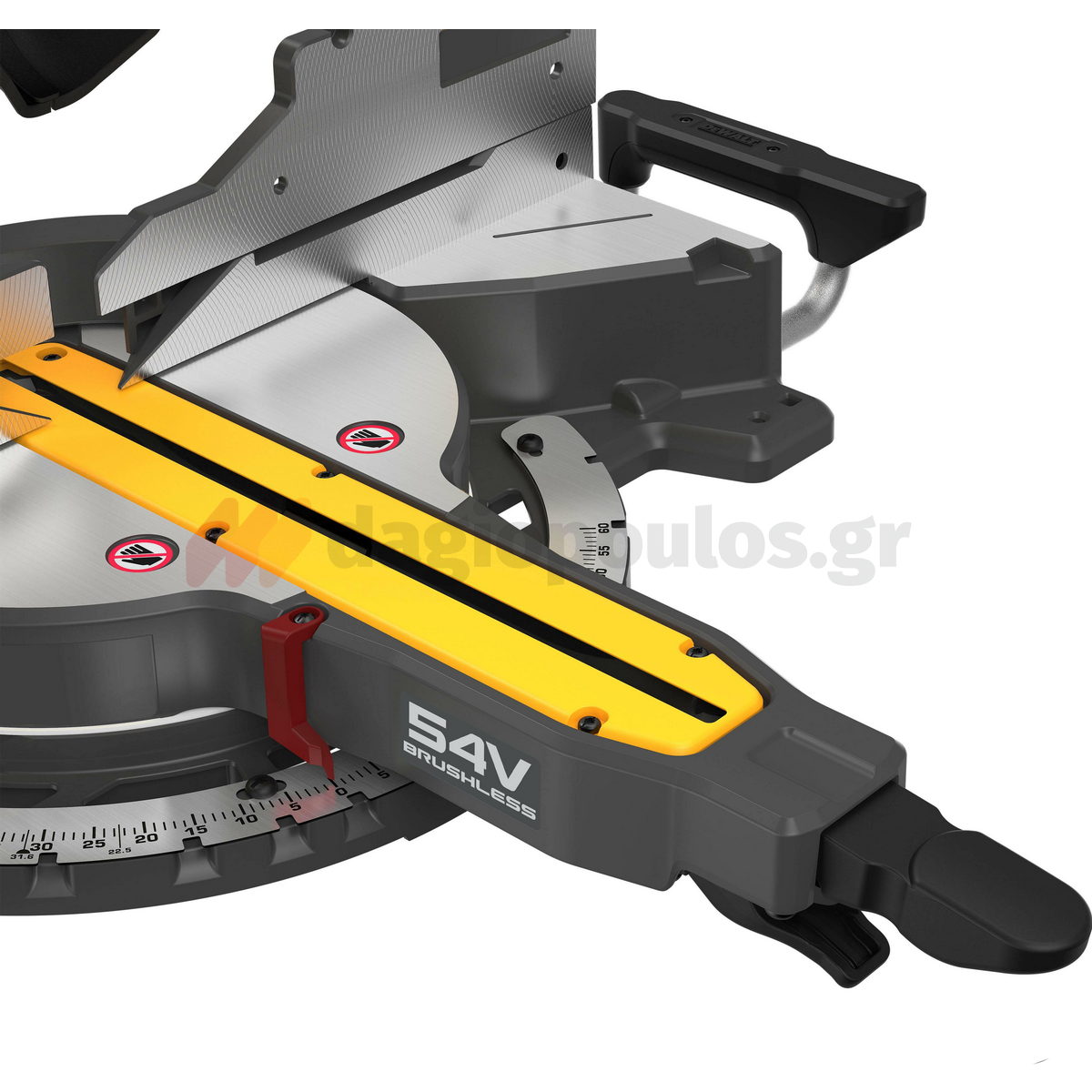 DeWalt DCS781N-XJ Brushless Φαλτσοπρίονο Πάγκου Συρόμενο (Radial) Μπαταρίας 54V XR FLEXVOLT 305mm SOLO