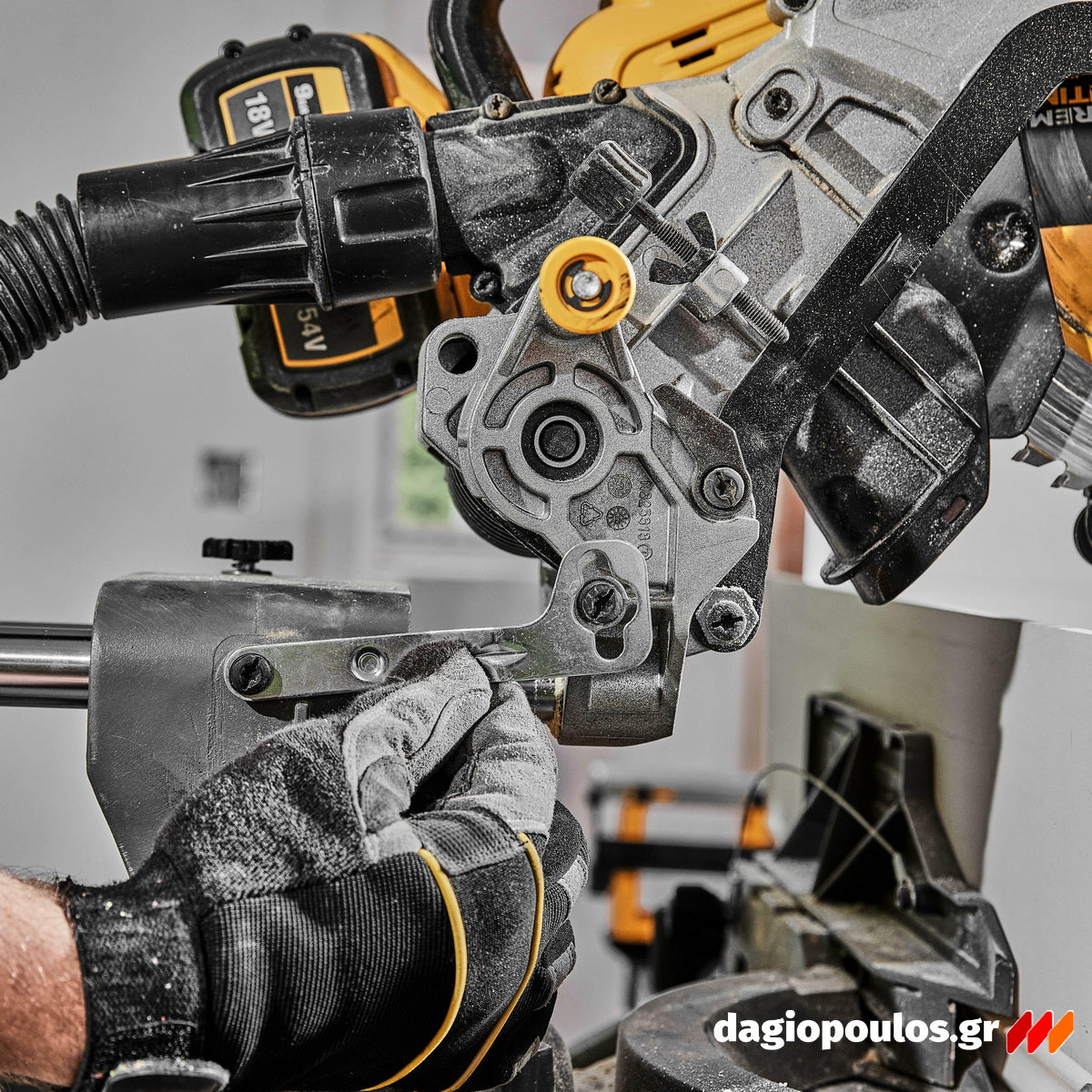 DeWalt DCS781N-XJ Brushless Φαλτσοπρίονο Πάγκου Συρόμενο (Radial) Μπαταρίας 54V XR FLEXVOLT 305mm SOLO