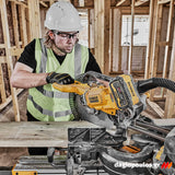 DeWalt DCS781N-XJ Brushless Φαλτσοπρίονο Πάγκου Συρόμενο (Radial) Μπαταρίας 54V XR FLEXVOLT 305mm SOLO