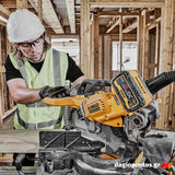 DeWalt DCS781N-XJ Brushless Φαλτσοπρίονο Πάγκου Συρόμενο (Radial) Μπαταρίας 54V XR FLEXVOLT 305mm SOLO