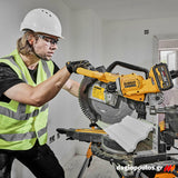 DeWalt DCS781N-XJ Brushless Φαλτσοπρίονο Πάγκου Συρόμενο (Radial) Μπαταρίας 54V XR FLEXVOLT 305mm SOLO