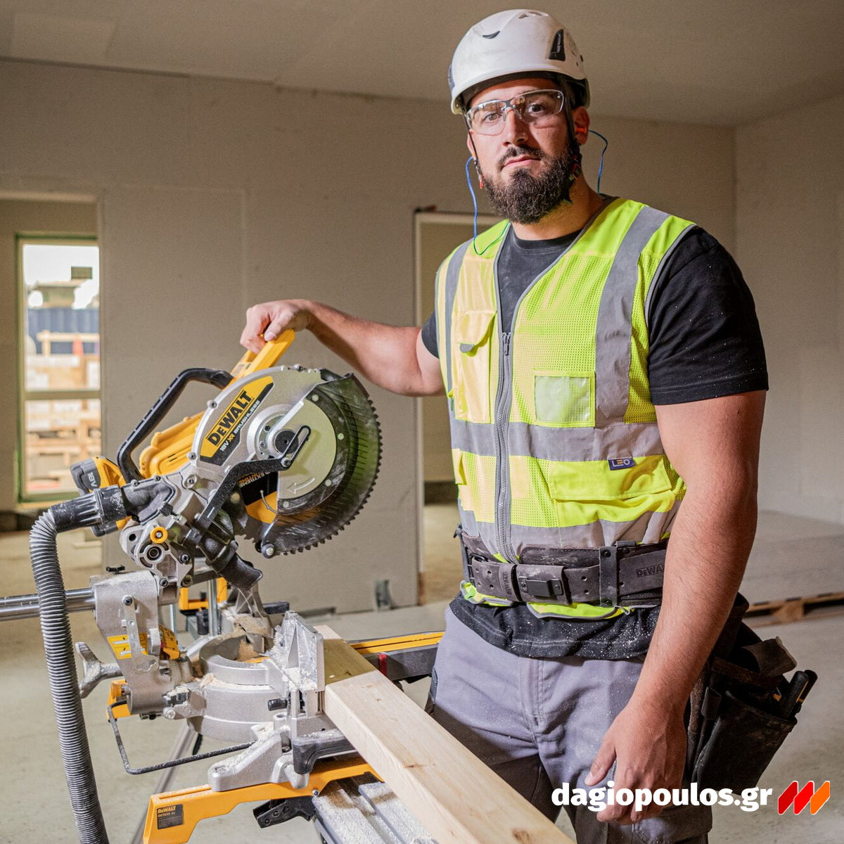 DeWalt DCS782N-XJ Brushless Φαλτσοπρίονο Πάγκου Συρόμενο (Radial) Μπαταρίας 18V XR FLEXVOLT 305mm SOLO