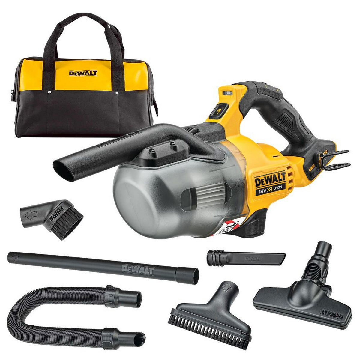 DeWalt DCV501LN-XJ Σκούπα Μπαταρίας Στερεών 18V Li-Ion SOLO