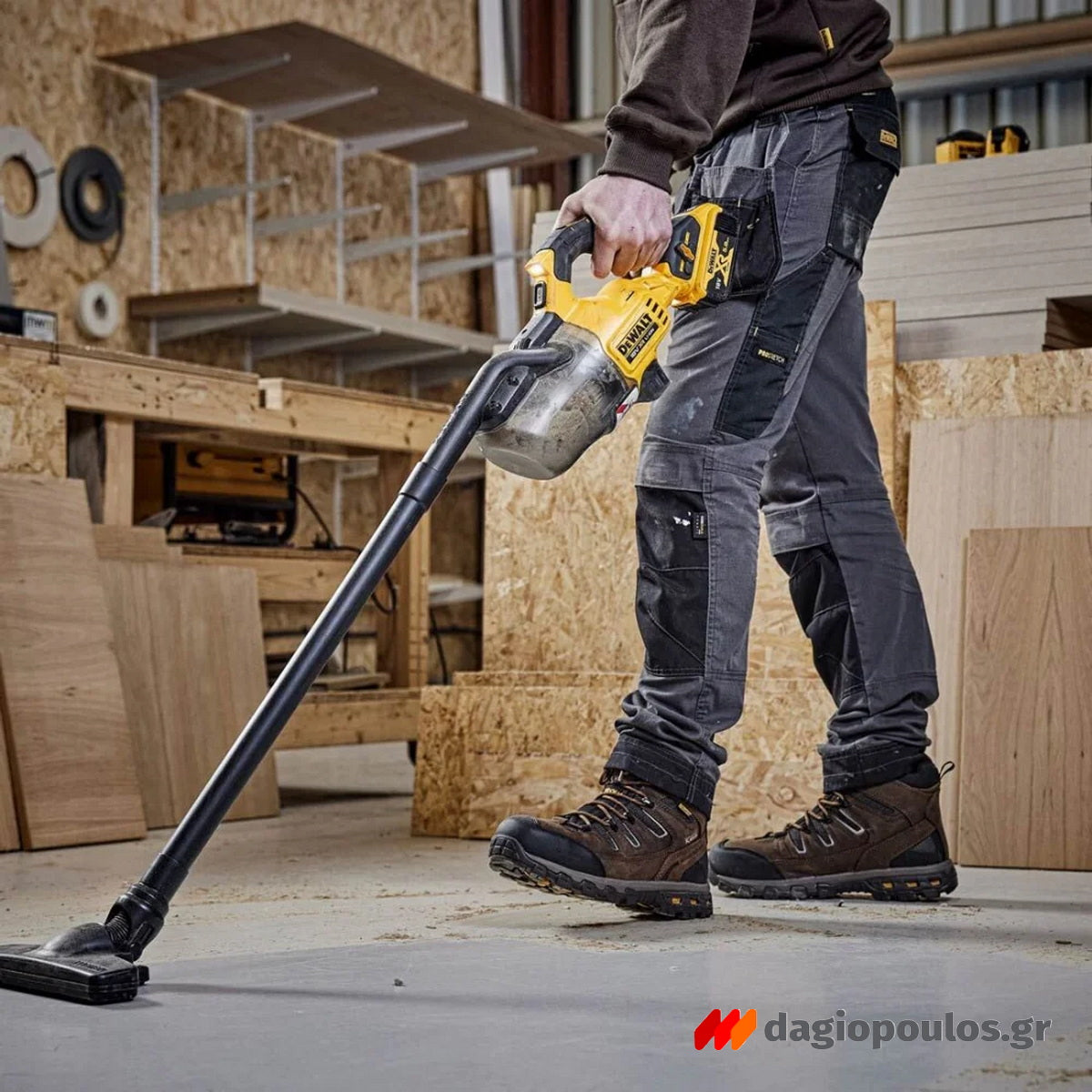 DeWalt DCV501LN-XJ Σκούπα Μπαταρίας Στερεών 18V Li-Ion SOLO