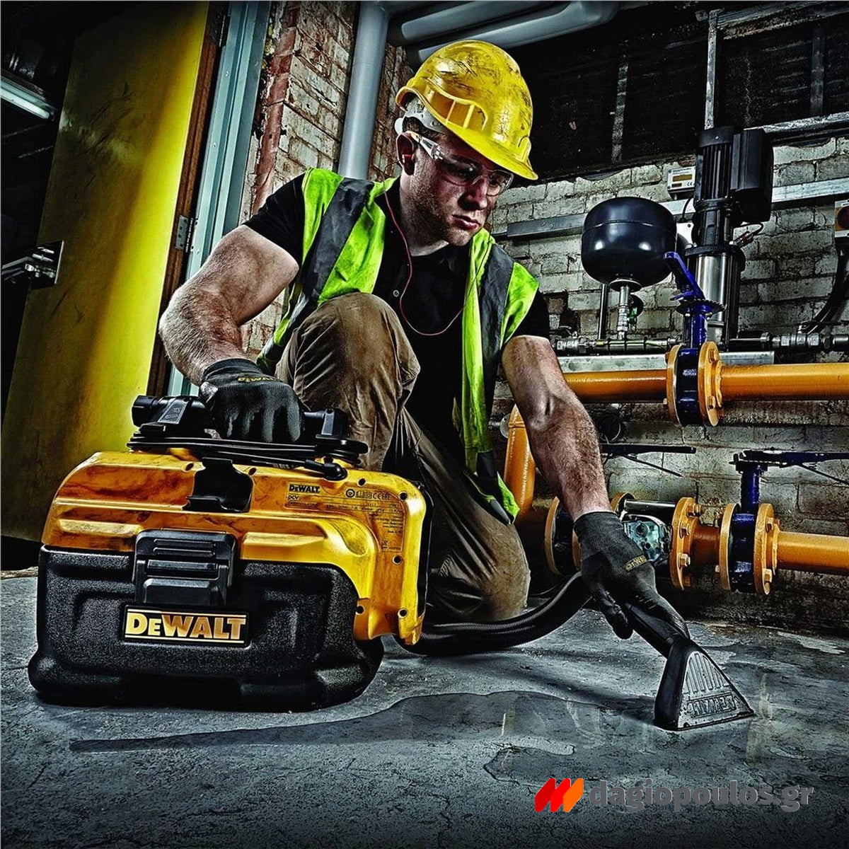 DeWalt DCV584L-XJ Σκούπα Ηλεκτρική & Μπαταρίας Υγρών / Στερεών 300W 220V-14.4V-18.0V-54.0V Li-Ion Με Δοχείο 7.5Ltr SOLO