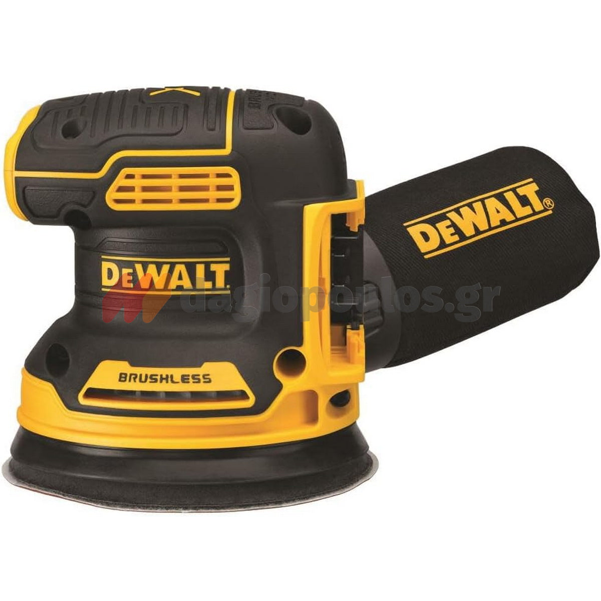 DeWalt DCW210NT-XJ Brushless Έκκεντρο Περιστροφικό Τριβείο Μπαταρίας 18V Li-Ion 125mm SOLO & Βαλίτσα T-Stak