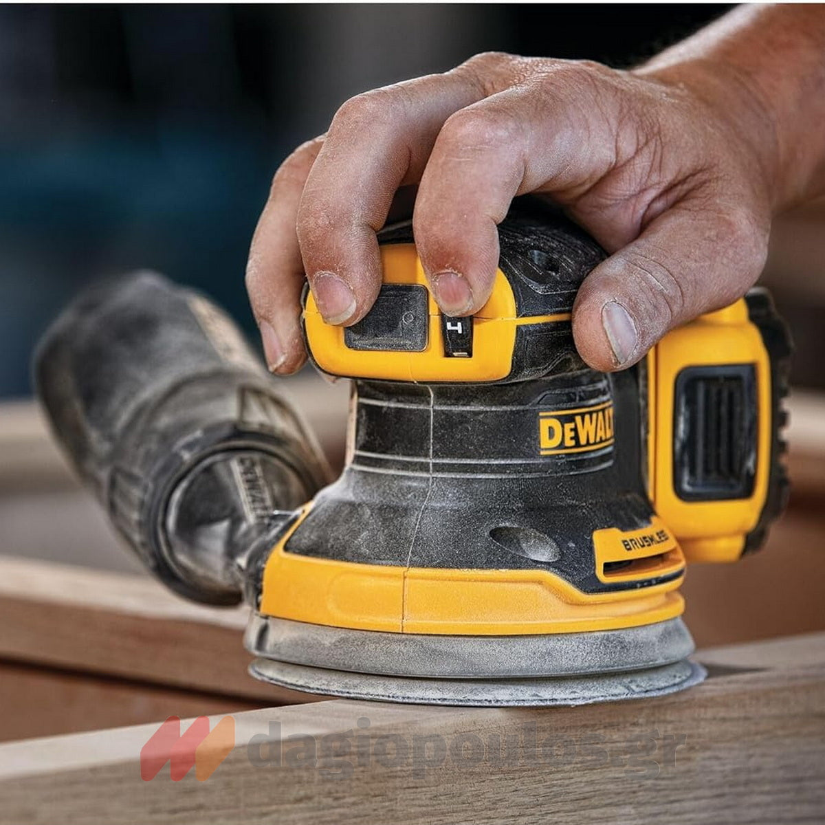 DeWalt DCW210NT-XJ Brushless Έκκεντρο Περιστροφικό Τριβείο Μπαταρίας 18V Li-Ion 125mm SOLO & Βαλίτσα T-Stak