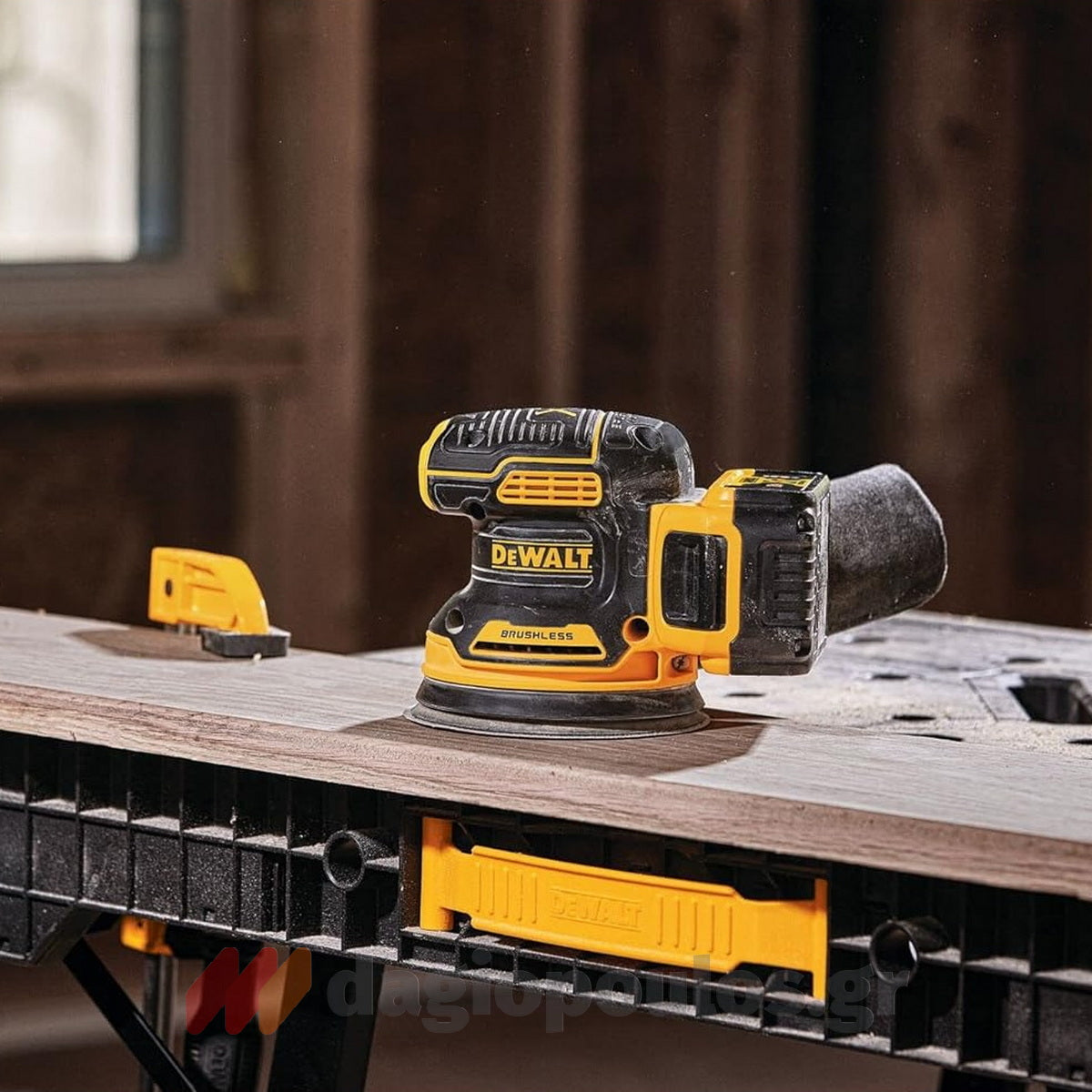 DeWalt DCW210NT-XJ Brushless Έκκεντρο Περιστροφικό Τριβείο Μπαταρίας 18V Li-Ion 125mm SOLO & Βαλίτσα T-Stak