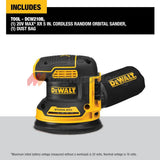 DeWalt DCW210NT-XJ Brushless Έκκεντρο Περιστροφικό Τριβείο Μπαταρίας 18V Li-Ion 125mm SOLO & Βαλίτσα T-Stak