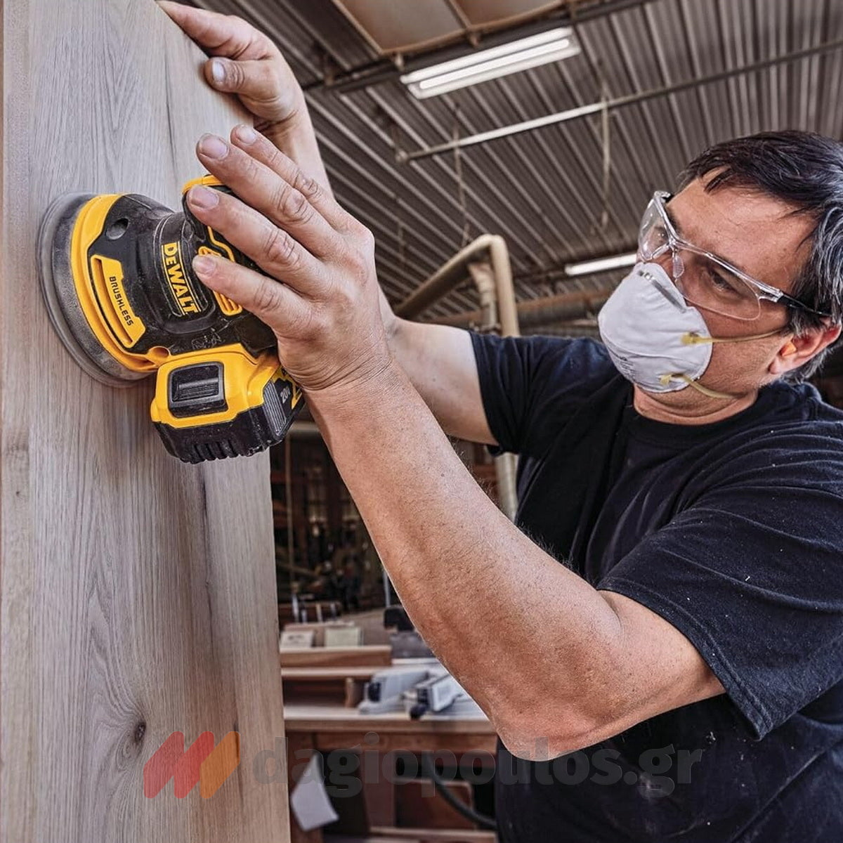 DeWalt DCW210NT-XJ Brushless Έκκεντρο Περιστροφικό Τριβείο Μπαταρίας 18V Li-Ion 125mm SOLO & Βαλίτσα T-Stak