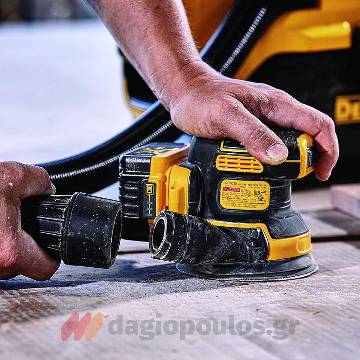 DeWalt DCW210NT-XJ Brushless Έκκεντρο Περιστροφικό Τριβείο Μπαταρίας 18V Li-Ion 125mm SOLO & Βαλίτσα T-Stak