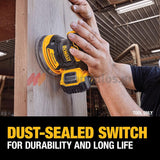 DeWalt DCW210NT-XJ Brushless Έκκεντρο Περιστροφικό Τριβείο Μπαταρίας 18V Li-Ion 125mm SOLO & Βαλίτσα T-Stak
