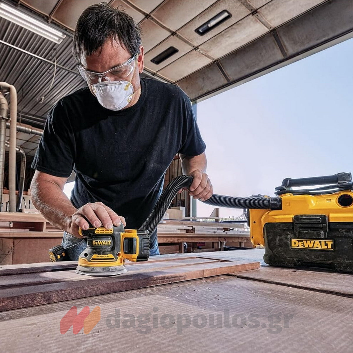 DeWalt DCW210NT-XJ Brushless Έκκεντρο Περιστροφικό Τριβείο Μπαταρίας 18V Li-Ion 125mm SOLO & Βαλίτσα T-Stak