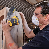 DeWalt DCW210NT-XJ Brushless Έκκεντρο Περιστροφικό Τριβείο Μπαταρίας 18V Li-Ion 125mm SOLO & Βαλίτσα T-Stak