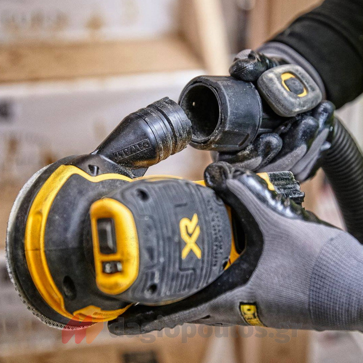 DeWalt DCW210NT-XJ Brushless Έκκεντρο Περιστροφικό Τριβείο Μπαταρίας 18V Li-Ion 125mm SOLO & Βαλίτσα T-Stak