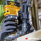 DeWalt DCW600N-XJ Brushless Κάθετη Φρέζα - Ρούτερ Σταθερής Βάσης Μπαταρίας 18V Li-Ion SOLO