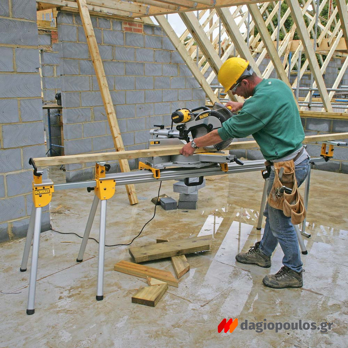 DeWalt DE7023-XJ Αναδιπλούμενη Βάση για Φαλτσοπρίονα