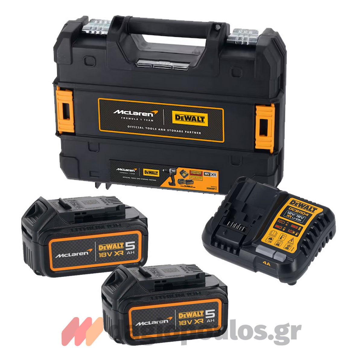 DeWalt McLaren DCD85MP2T-QW Brushless Κρουστικό Δραπανοκατσάβιδο Μπαταρίας 18V Li-Ion Με 2 Μπατ.5.0Ah - Φορτιστή - Βαλίτσα T-Stak ΣΥΛΛΕΚΤΙΚΟ