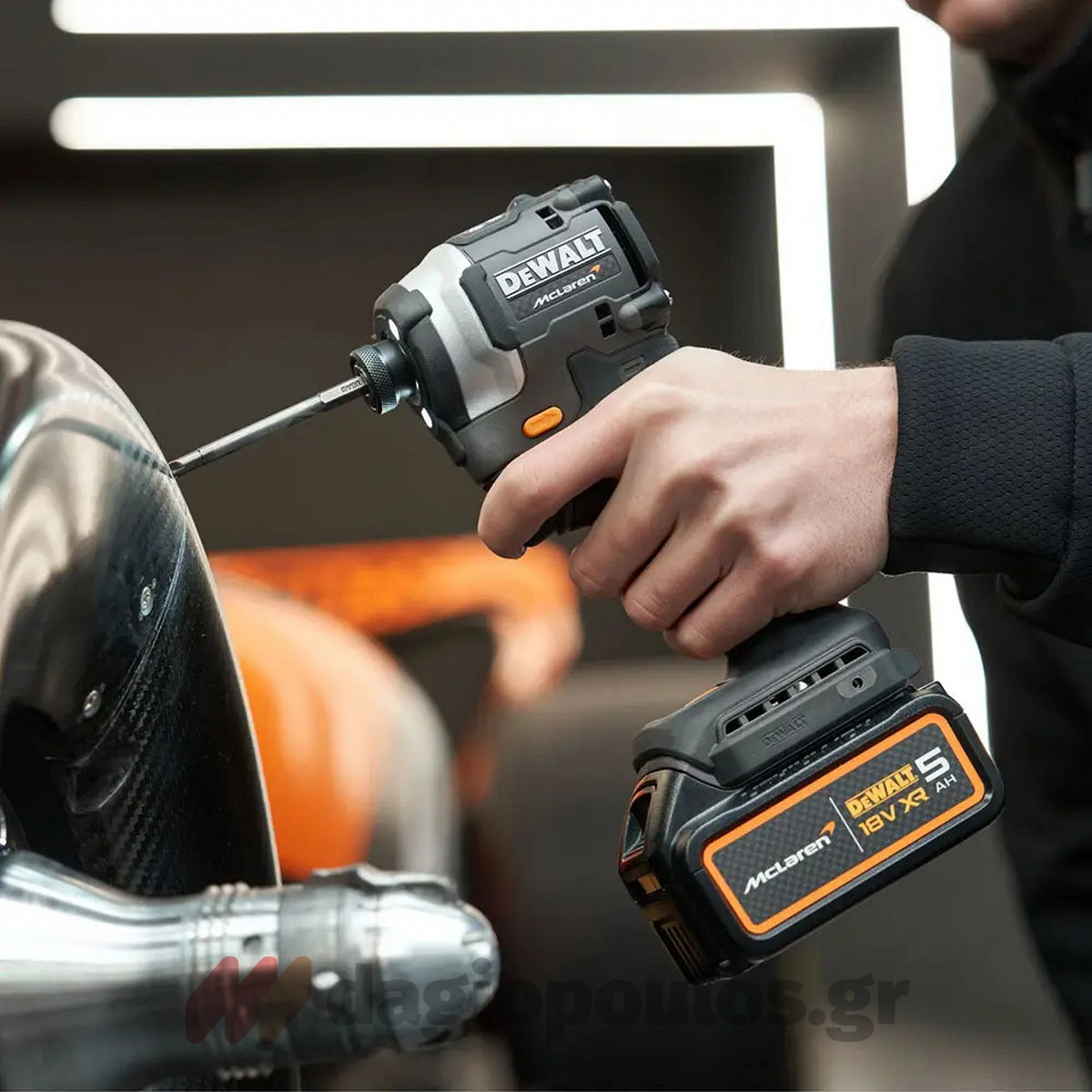 Dewalt Mclaren DCK200MM2T-QW Σετ Brushless Κρουστικό Δραπανοκατσάβιδο & Παλμικό Κατσαβίδι 18V Li-Ion Με 2 Μπατ.4.0Ah - Βαλίτσα T-Stak