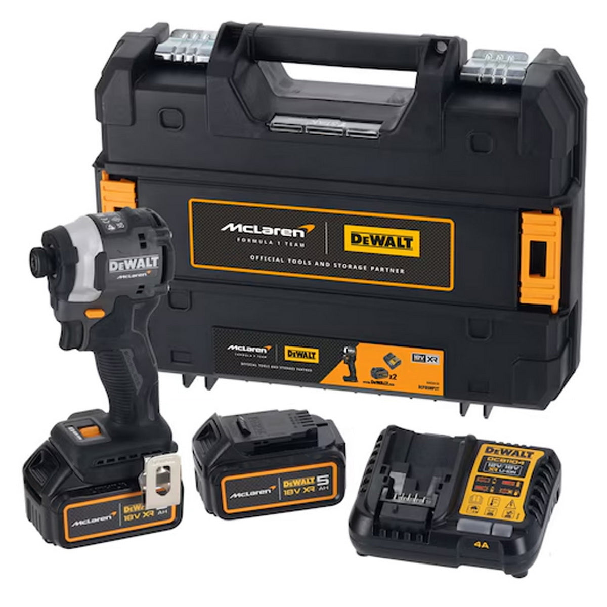 DeWalt McLaren DCF85MP2T-QW Brushless Παλμικό Κατσαβίδι Μπαταρίας 18V Li-Ion Με 2 Μπαταρίες 5.0Ah & Βαλίτσα ΣΥΛΛΕΚΤΙΚΟ