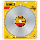 DeWalt DT1926-QZ Δίσκος Κοπής Καρβιδίου Μετάλλων 66Τ 355mm