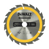 DeWalt DT1933 Δίσκος Κοπής Ξύλου 18T 165mm