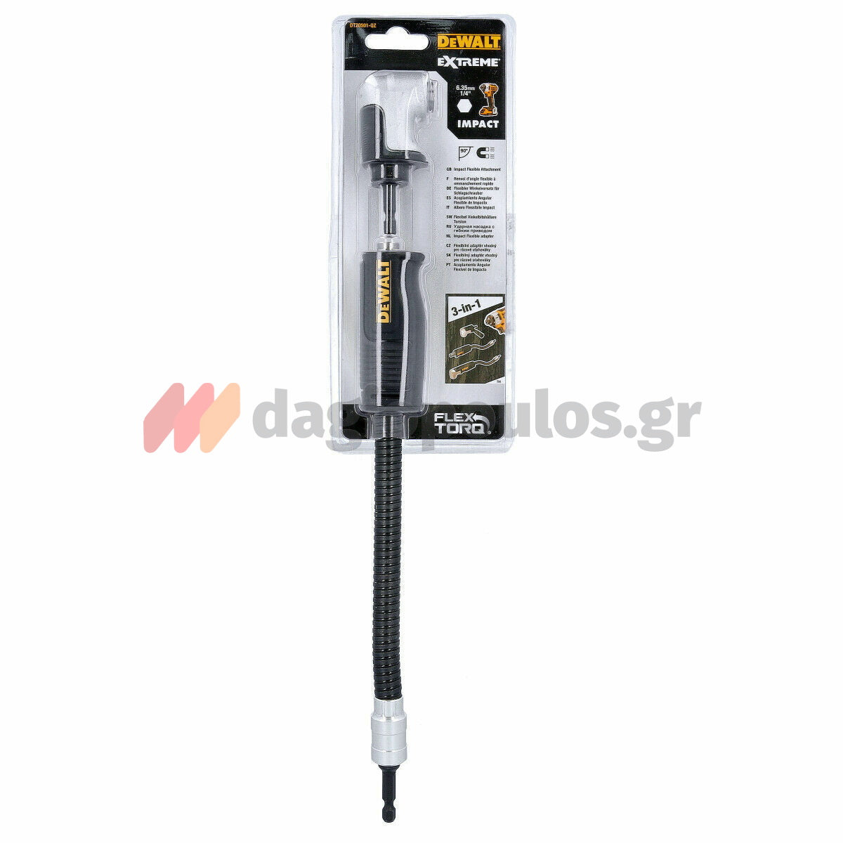 DeWalt DT20501-QZ Γωνιακή Κεφαλή - Τσοκ Με Προέκταση