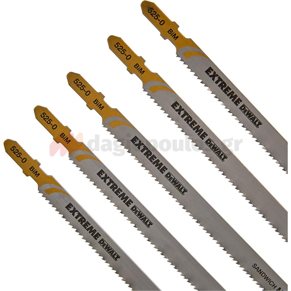DeWalt DT2084-QZ EXTREME Συλλογή Λάμες Σέγας Σετ 5 Τεμ