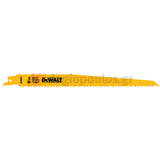 DeWalt DT2349-QZ Συλλογή Λάμες Σπαθοσέγας (Σεγάτσας) Bi-Metal Για Ξύλο 6TPI 228mm Σετ 5 Τεμ