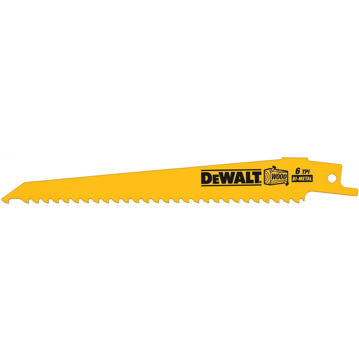 DeWalt DT2359-QZ Συλλογή Λάμες Σπαθοσέγας (Σεγάτσας) Bi-Metal Για Ξύλο 6TPI 152mm Σετ 5 Τεμ