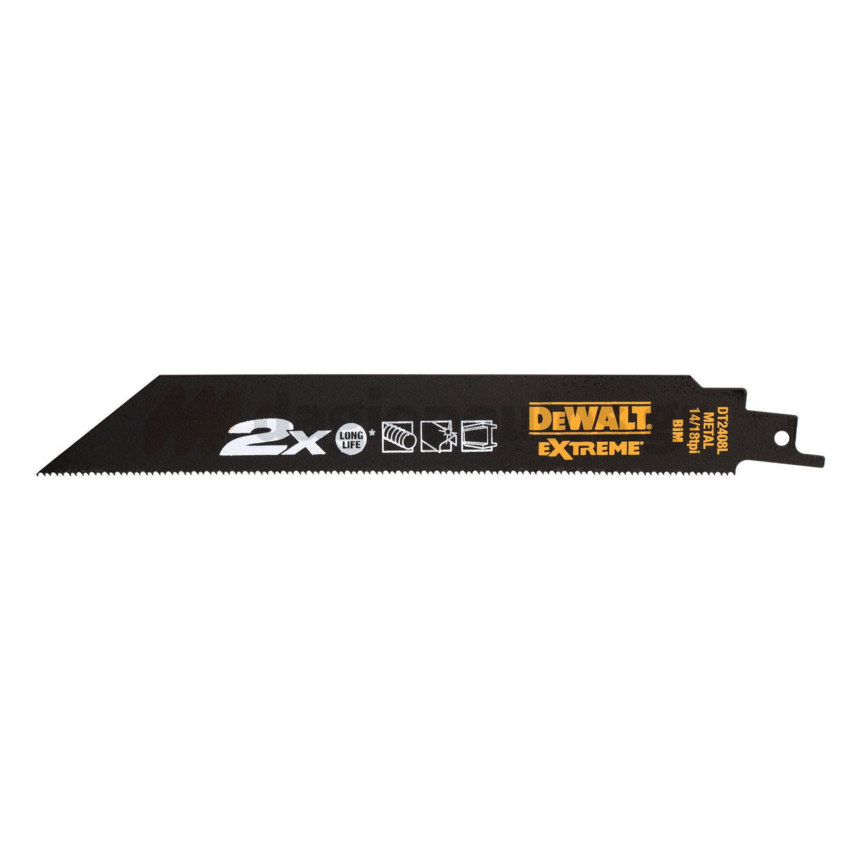 DeWalt DT2408L-QZ EXTREME® Συλλογή Λάμες Σπαθοσέγας (Σεγάτσας) Bi-Metal Γενικής Χρήσης 203mm Σετ 5 Τεμ