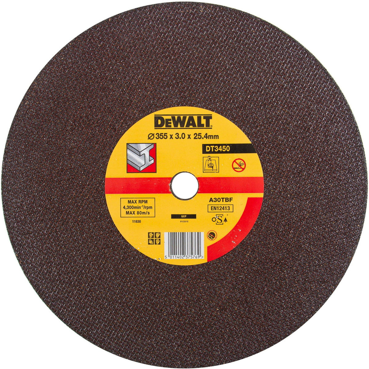 DeWalt DT3450-QZ Δίσκος Κοπής Μετάλλων 355mm