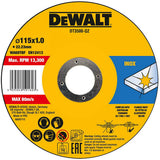 DeWalt DT3506-QZ Δίσκος Κοπής για Ανοξείδωτο Ατσάλι 115mmx1mm