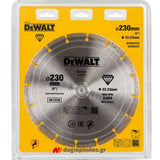 DeWalt DT3731-QZ Δίσκος Διαμαντέ (Διαμαντόδισκος) Κοπής Δομικών Τούβλου Σκυροδέματος 230mm