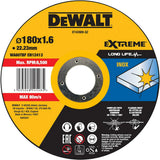 DeWalt DT43908-QZ Δίσκος Κοπής Αλουμινίου - Ανοξείδωτου (Inox) Λεπτός 180mm