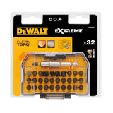 DeWalt DT70560T-QZ Extreme Flextorq Impact Torsion Συλλογή Mύτες Βιδώματος Σετ 32 Τεμ