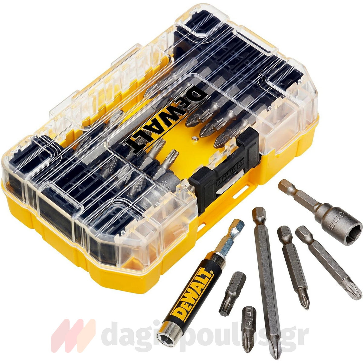DeWalt DT70702-QZ Συλλογή Μύτες - Καρυδάκια Με Προέκταση Σε Θήκη TOUGHCASE® Σετ 40 Τεμ