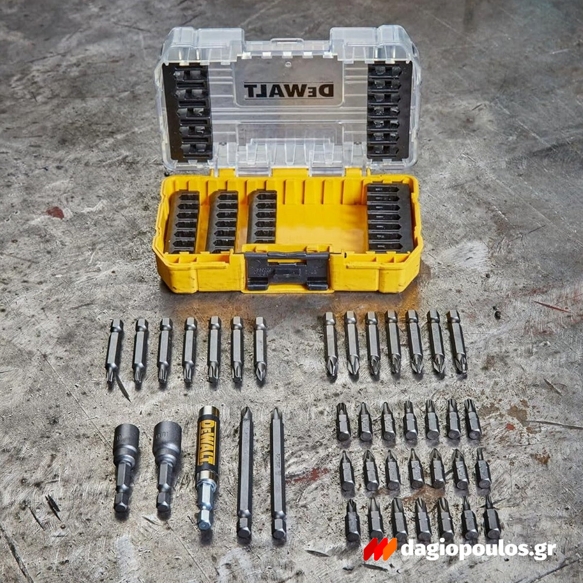 DeWalt DT70702-QZ Συλλογή Μύτες - Καρυδάκια Με Προέκταση Σε Θήκη TOUGHCASE® Σετ 40 Τεμ