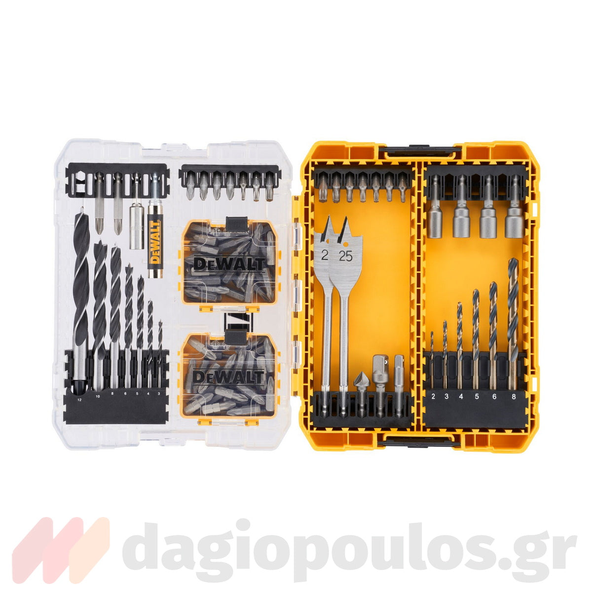 DeWalt DT70784-QZ Συλλογή Μύτες & Τρυπάνια Σετ 100 Τεμ