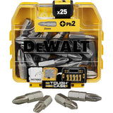 DeWalt DT71522-QZ Συλλογή Μύτες Phillips (Σταυρού) Ph.2x25mm Σετ 25 Τεμ