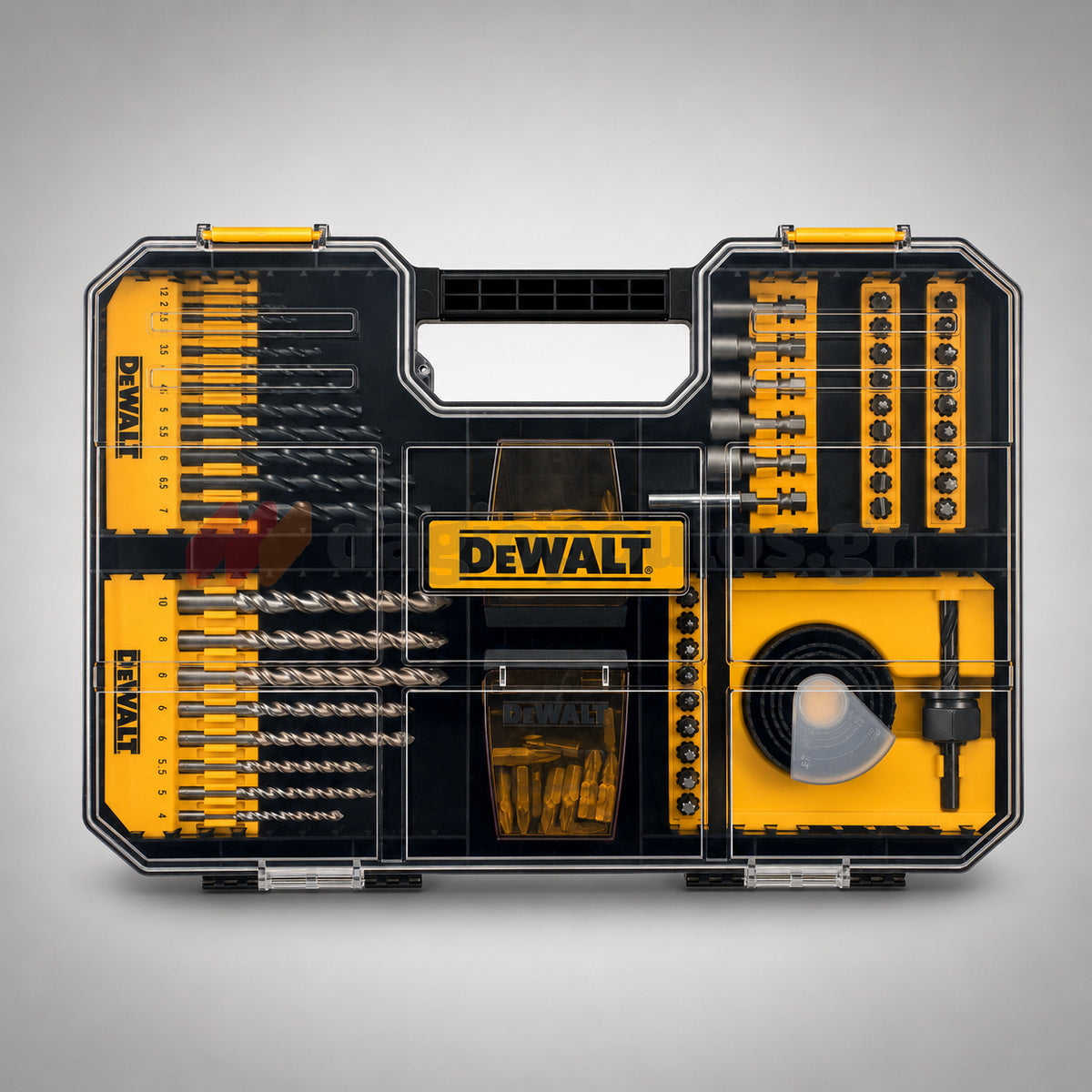 DeWalt DT71569-QZ Συλλογή Εξαρτήματα Τρυπάνια Μύτες Καρυδάκια Σε Κασετίνα Σετ 100 Τεμ